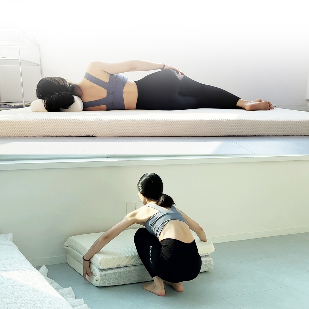 탑토퍼접이식3단매트